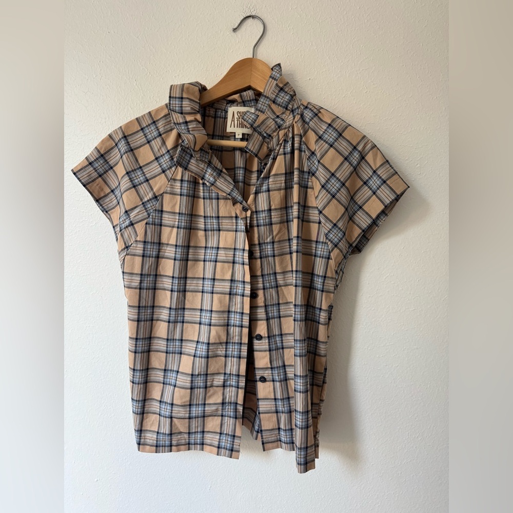 A Shirt Thing Stella Plaid Button Down